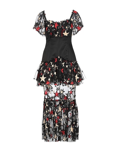 KALMANOVICH' Midi dress Black 100% Polyester