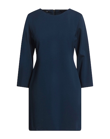 HANITA Короткое платье BLU NAVY 70% Вискоза, 26% Нейлон, 4% Эластан