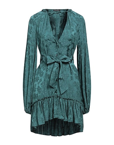 WANDERING Short dress Deep teal 100% Viscose