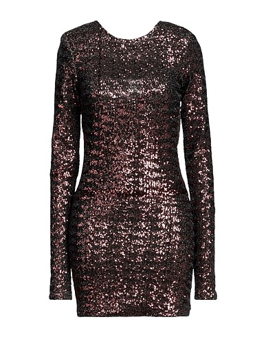 ANDAMANE Sequin dress Brown 100% Polyester