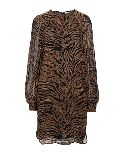 GANNI Short dress Black 100% Viscose