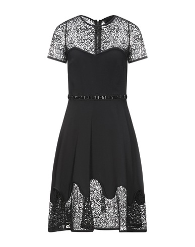 PHILIPP PLEIN Midi dress Black 94% Viscose, 6% Elastane