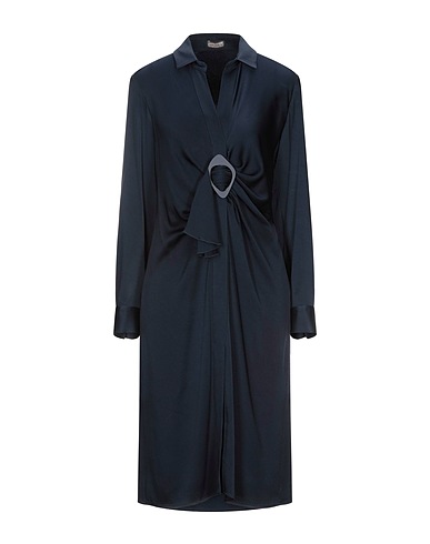 MALÌPARMI Midi dress Midnight blue 71% Acetate, 29% Viscose