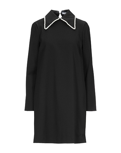 VIVETTA Vestito corto Nero 64% Poliestere, 32% Viscosa, 4% Elastan
