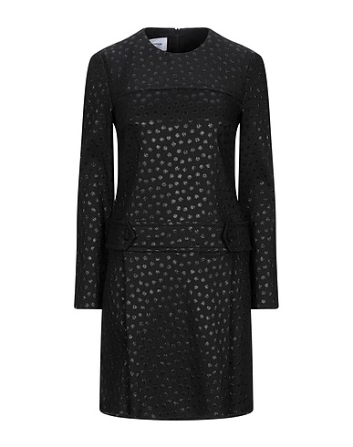 DONDUP Short dress Black 58% Viscose, 42% Polyester