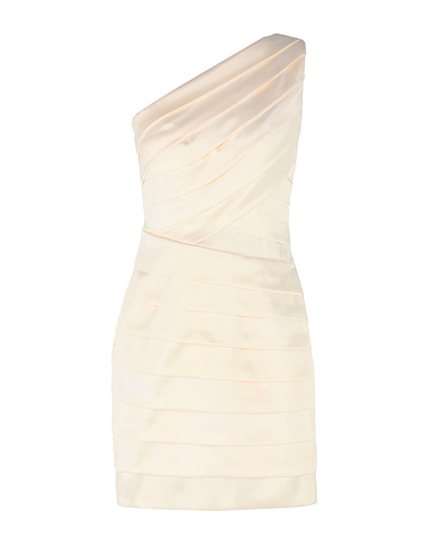 LAVISH ALICE One-shoulder dress ONE OFF SHOULDER SATIN DRESS  Cream 95% Polyester, 5% Elastane