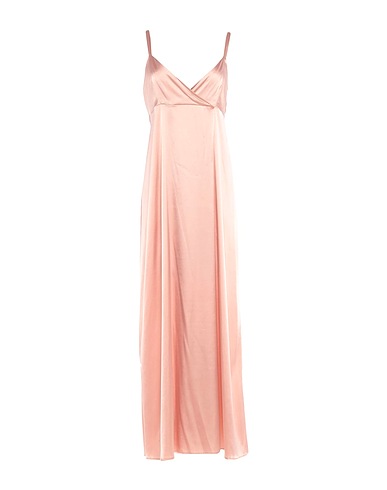 L' AUTRE CHOSE Long dress Light pink 97% Polyester, 3% Elastane