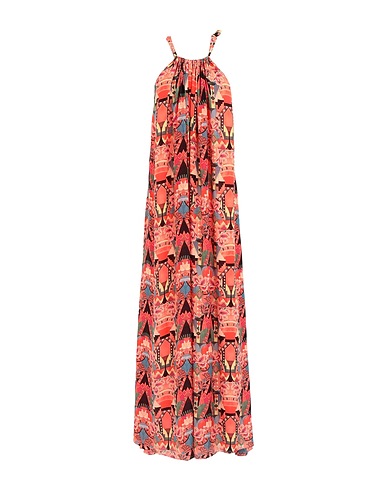 CHUFY Long dress Coral 100% Viscose