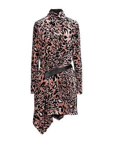 ALEXANDRE VAUTHIER Short dress Blush 82% Viscose, 18% Silk, Lambskin