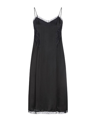 PINKO Midi dress Black 100% Viscose, Polyamide