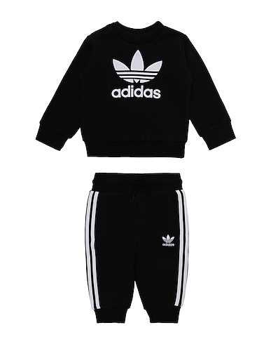 ADIDAS ORIGINALS Baby co-ord  CREW SET
 Black 70% Cotton, 30% Recycled polyester