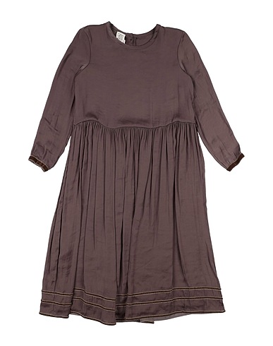 CAFFÉ D'ORZO Dress Dark brown 100% Polyester