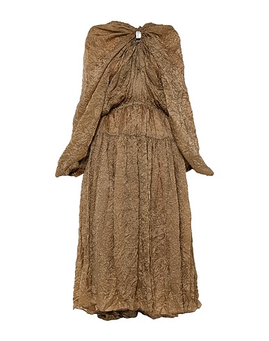 ROCHAS Long dress Khaki 100% Cupro