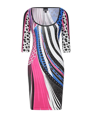 JUST CAVALLI Sheath dress Fuchsia 95% Viscose, 5% Elastane