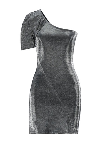 FEDERICA TOSI Sheath dress Black 75% Cotton, 25% Polyester