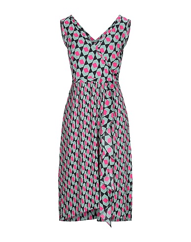 DIANE VON FURSTENBERG Midi dress Green 97% Polyester, 3% Elastane