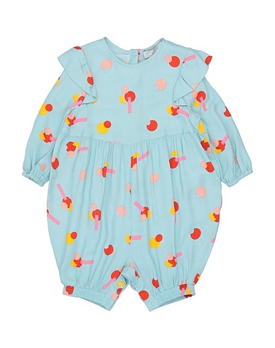 STELLA McCARTNEY KIDS Baby jumpsuit  Sky blue 100% Viscose