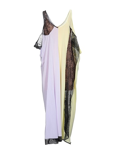 MAISON MARGIELA Long dress Lilac 100% Viscose, Polyamide, Cotton