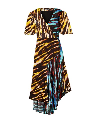 HOUSE OF HOLLAND Midi-Kleid Schwarz 100% Polyester