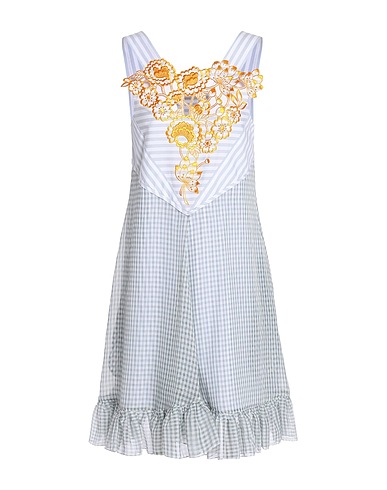 MARCO DE VINCENZO Midi dress Light grey 100% Polyester, Cotton