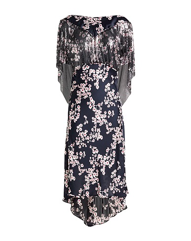RABANNE Short dress Midnight blue 100% Aluminium, Polyester