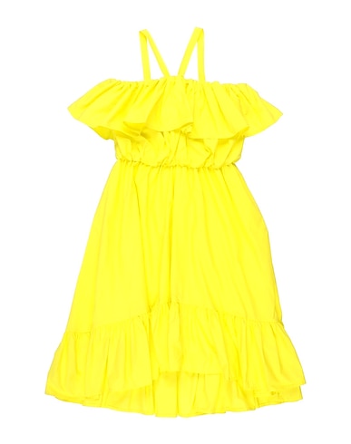 MSGM Dress Yellow 100% Cotton