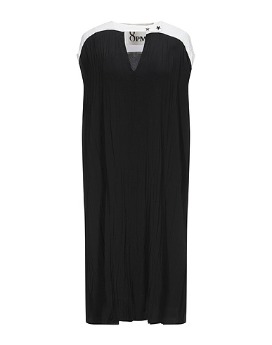 8PM Midi dress Black 69% Acetate, 31% Silk