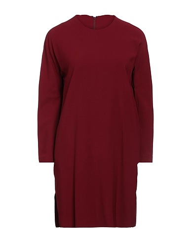 ASPESI Vestito corto Bordeaux 77% Viscosa, 15% Lana Vergine, 8% Elastan