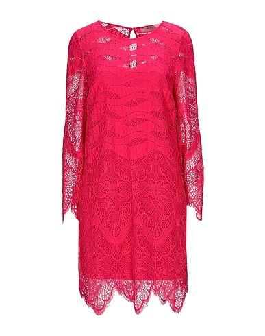 TWINSET Short dress Fuchsia 73% Polyamide, 27% Cotton