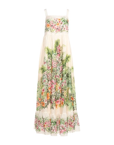 TWINSET Long dress Ivory 100% Cotton
