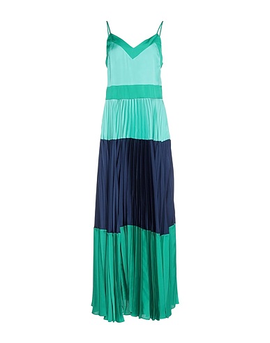 TWINSET Long dress Green 100% Polyester