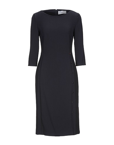 BOSS HUGO BOSS Midi dress Midnight blue 100% Virgin Wool