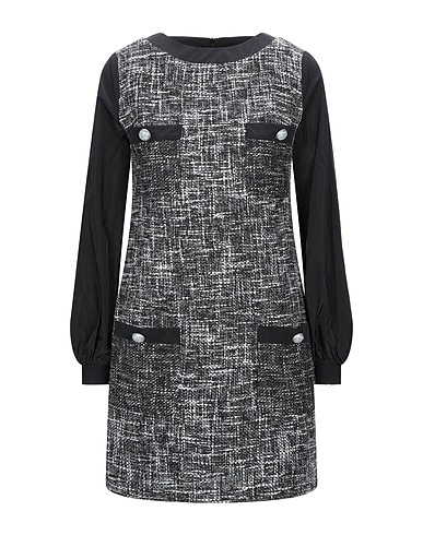 TENAX Vestito corto Nero 100% Poliestere