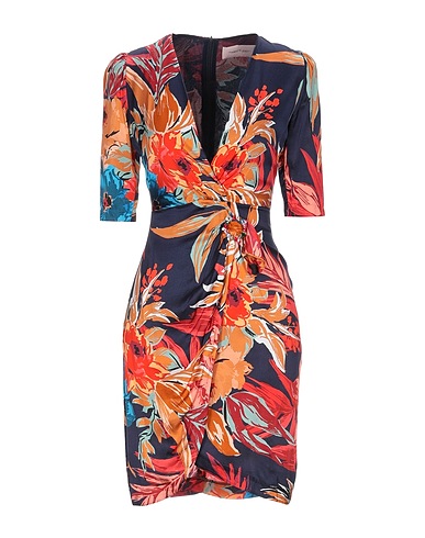 TWENTY EASY by KAOS Midi dress Midnight blue 100% Viscose
