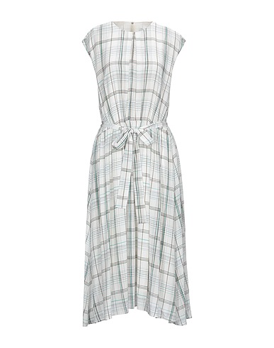 BOSS HUGO BOSS Midi dress White 100% Silk