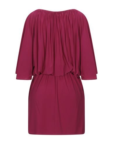 Shop Space Simona Corsellini Simona Corsellini Woman Mini Dress Garnet Size 6 Viscose, Elastane In Red