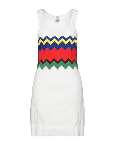 M MISSONI Short dress White 74% Cotton, 26% Polyester