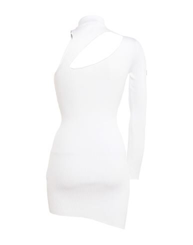 Shop Gcds Woman Mini Dress White Size Xl Polyamide, Elastane