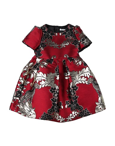 DOLCE&GABBANA Dress Burgundy 73% Polyester, 17% Acetate, 6% Silk, 4% Metallized polyamide