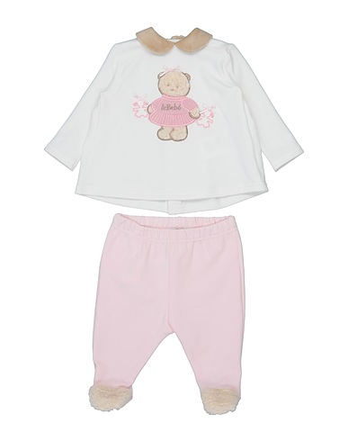 LE BEBÉ Baby co-ord  White 94% Cotton, 6% Elastane