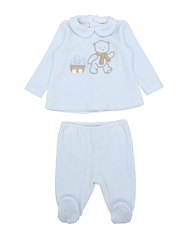 LE BEBÉ Baby co-ord  Sky blue 80% Cotton, 20% Polyamide