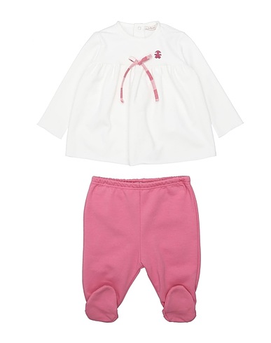LE BEBÉ Baby co-ord  White 94% Cotton, 6% Elastane