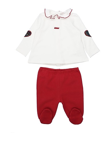 LE BEBÉ Baby co-ord  White 94% Cotton, 6% Elastane