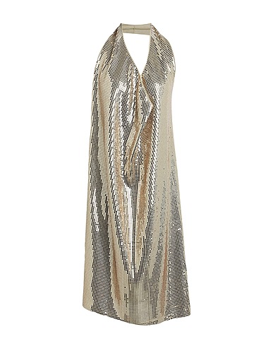 BOTTEGA VENETA Midi dress Platinum 100% Viscose, Polyurethane