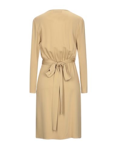 Shop Mauro Grifoni Grifoni Woman Midi Dress Camel Size 6 Viscose, Elastane In Beige