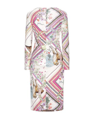 Cavalli Class Midi Dresses In White