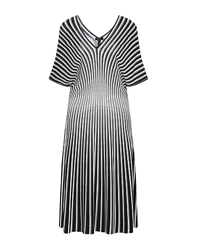 MARC CAIN Midi dress Black 86% Viscose, 14% Polyamide