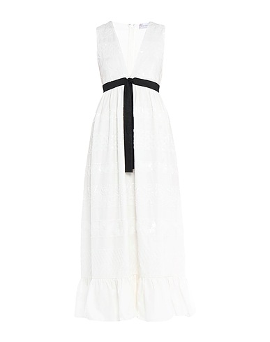 REDValentino Long dress White 100% Cotton