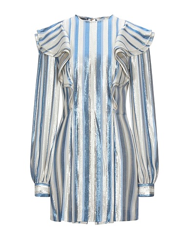 ALBERTA FERRETTI Sequin dress Ivory 54% Silk, 46% Polyester