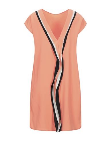 Shop Suoli Woman Mini Dress Salmon Pink Size 10 Acetate, Silk